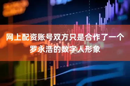 网上配资账号双方只是合作了一个罗永浩的数字人形象